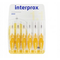 szczoteczki międzyzębowe interprox mini 1.1 zółte