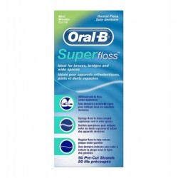 Super-Floss Oral B- nić ortodontyczna, do mostów