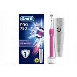 Szczoteczka Braun Oral B PRO 750 Pink + etui