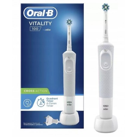 ORAL-B elektryczna Vitality D100 CrossAction White