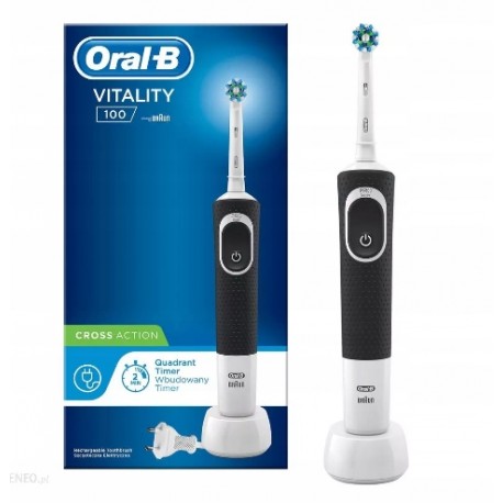 ORAL-B Vitality 100 Czarna szczoteczka elektryczna