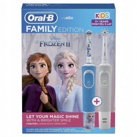 ORAL-B ZESTAW Szczoteczka VITALITY+ KIDS FROZEN